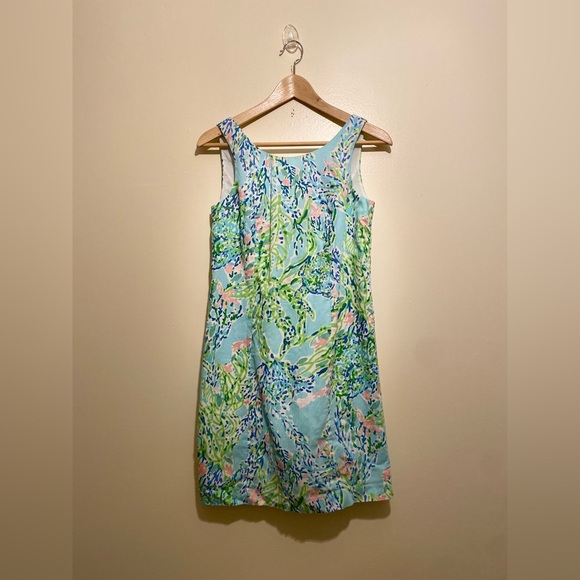 Lilly Pulitzer Dresses & Skirts - Lilly Pulitzer Vibrant Blue and Green Mini Dress. Size 2